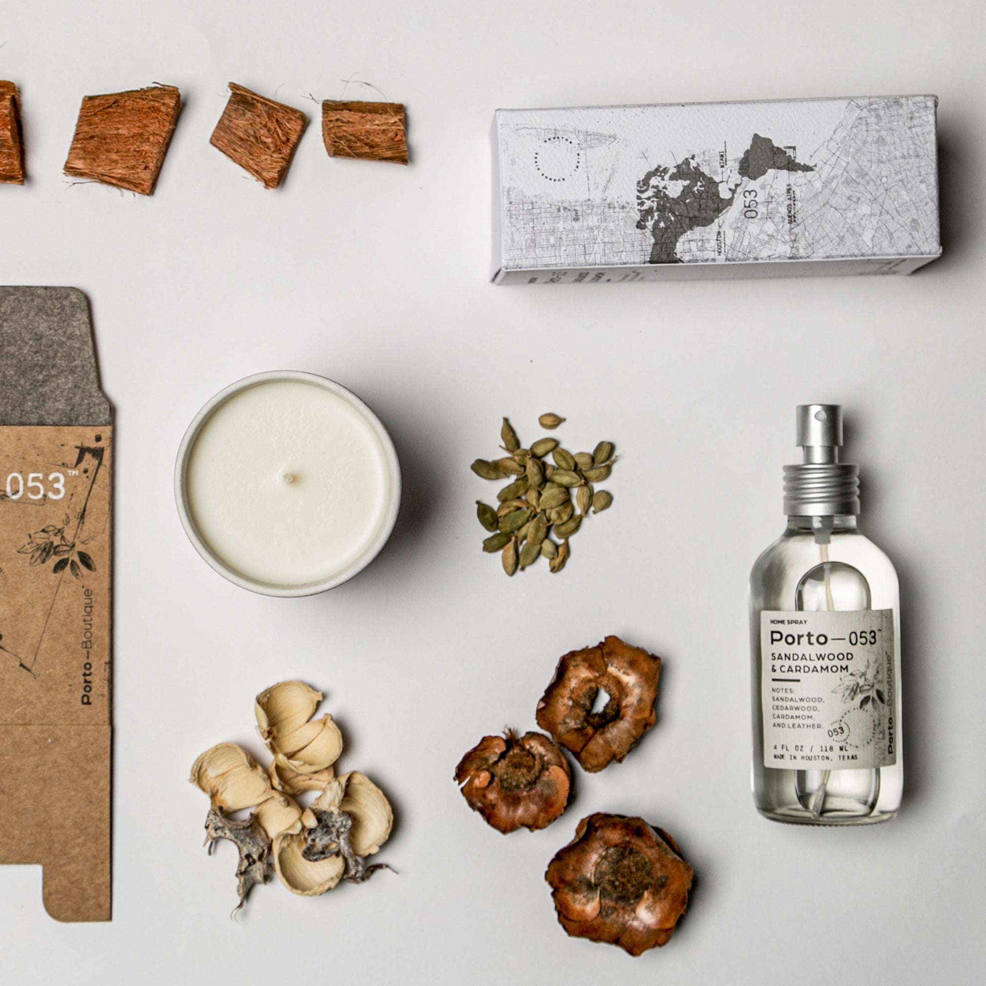 Porto-053 Room Spray – Linen & Fabric Freshener – High Fragrance Concentration – Vegan & Handmade in USA – 4 oz