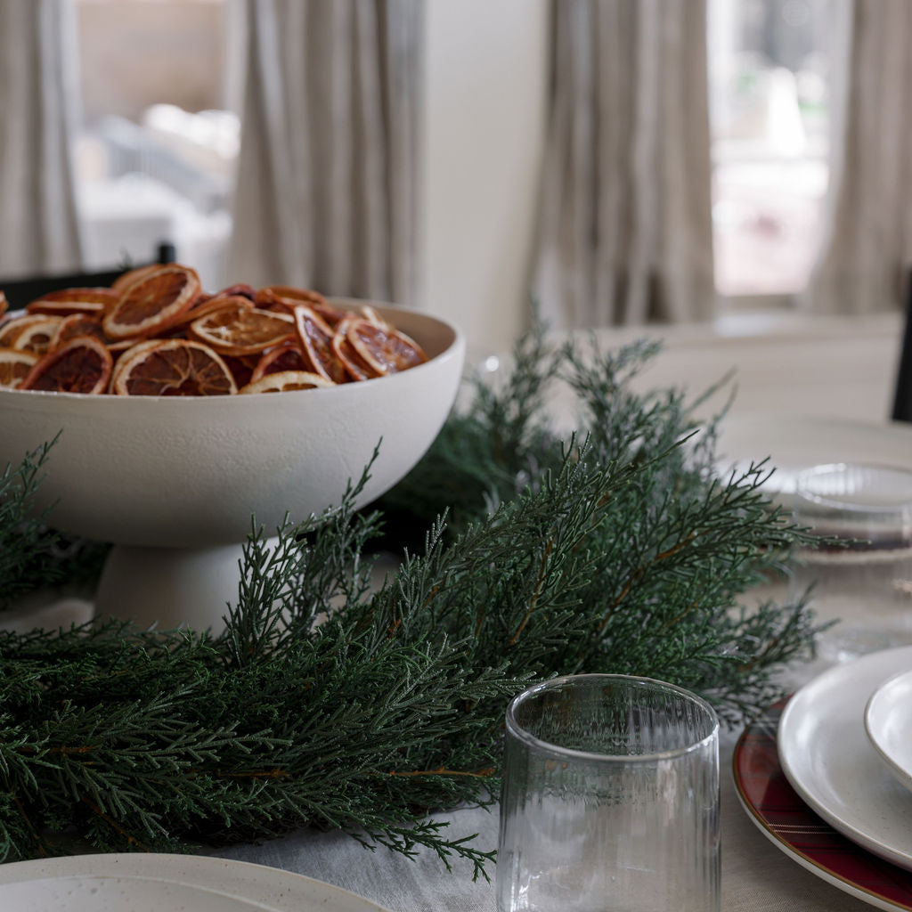 30" Faux Evergreen Cedar Wreath