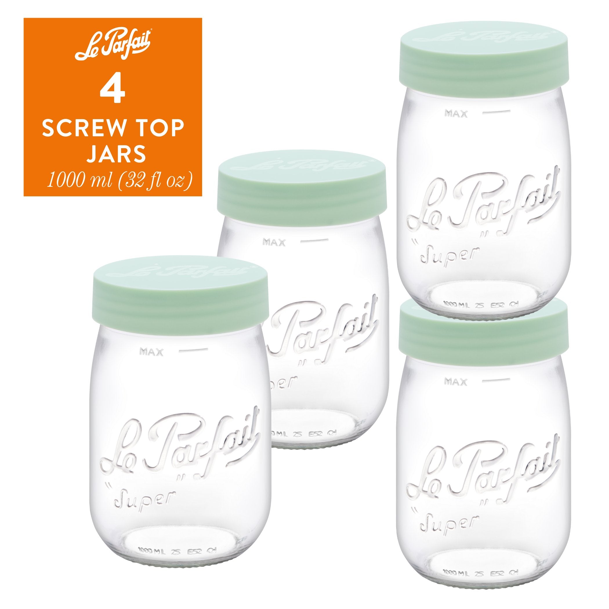 Le Parfait Screw Top Jars