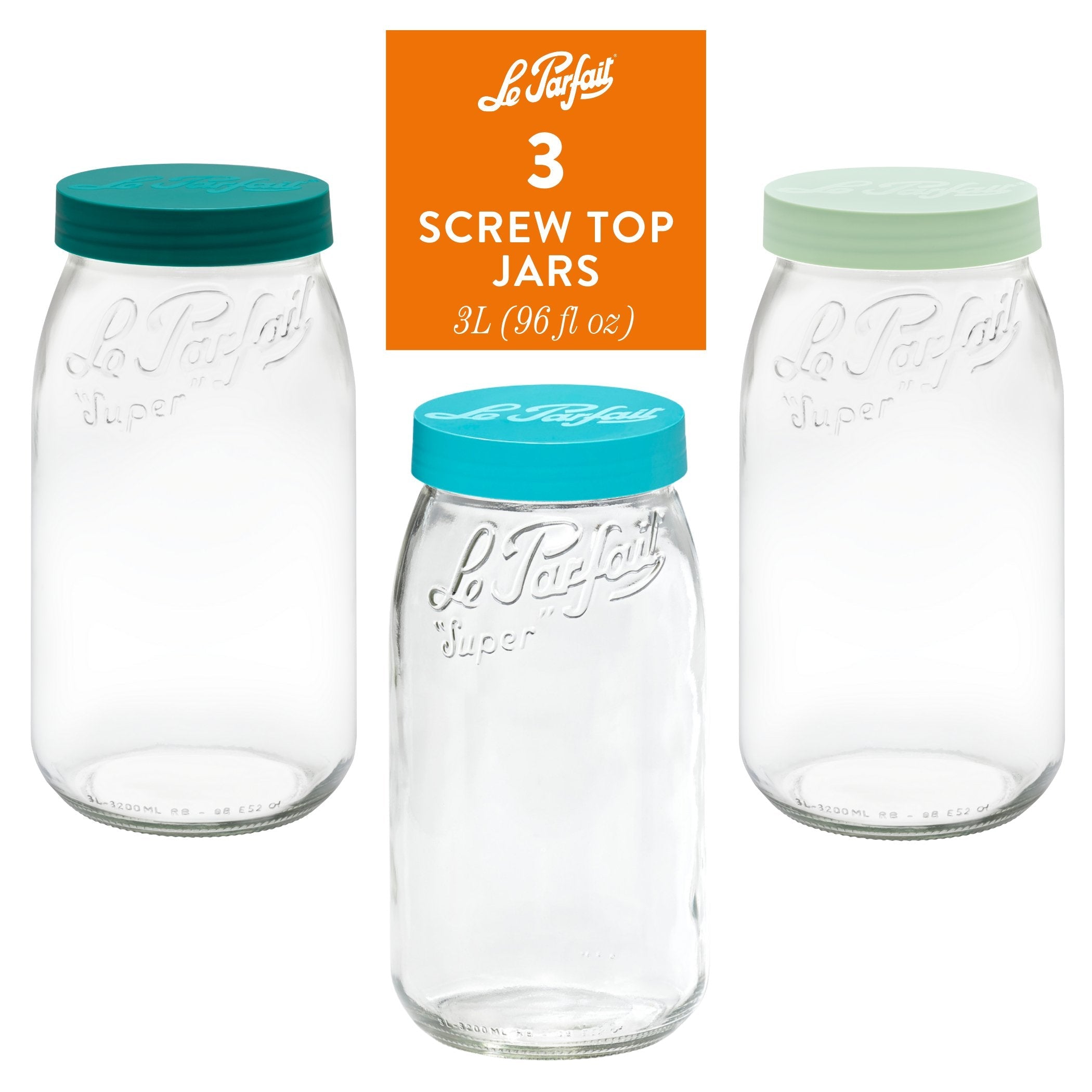 Le Parfait Screw Top Jars