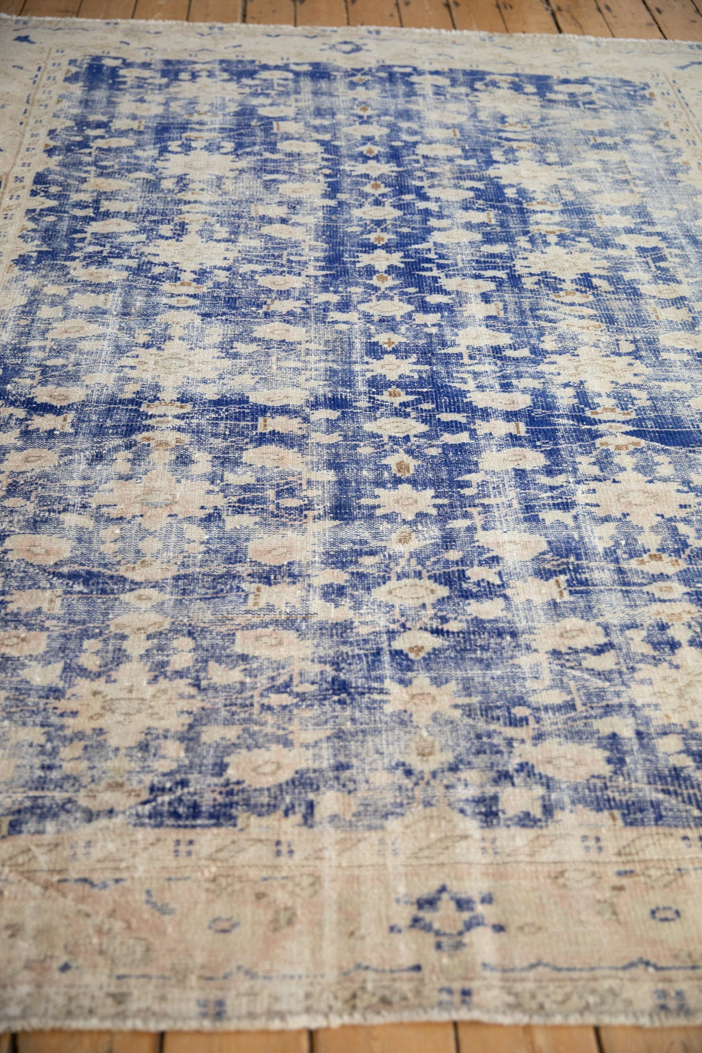 6.5x8.5 Vintage Distressed Oushak Carpet