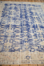 6.5x8.5 Vintage Distressed Oushak Carpet