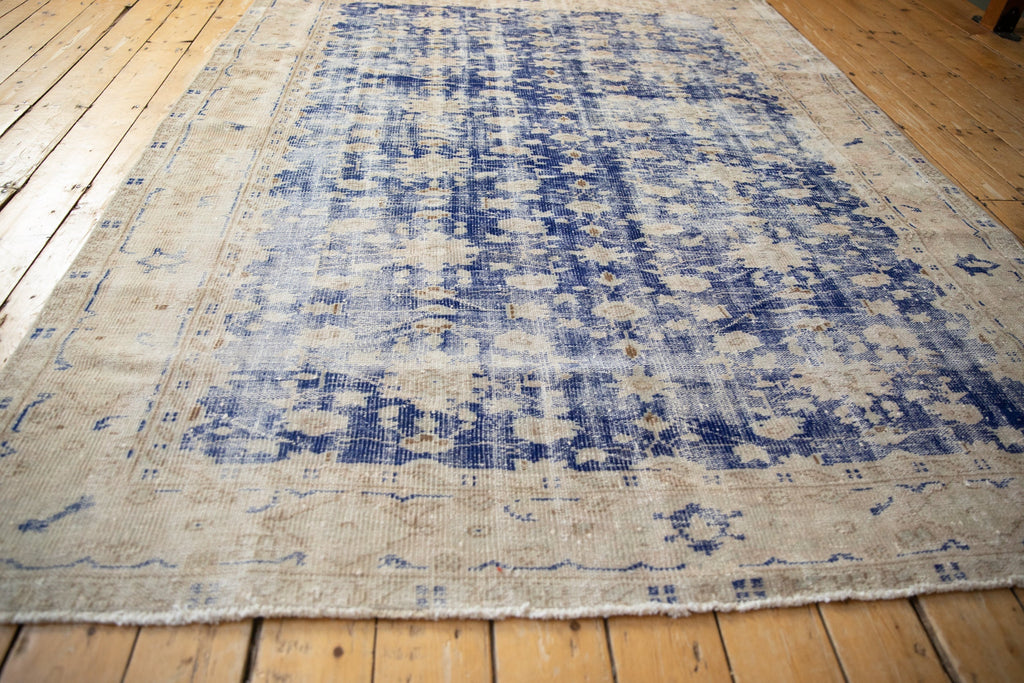 6.5x8.5 Vintage Distressed Oushak Carpet