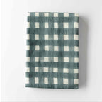 Blue Cross-Hatch Tablecloth