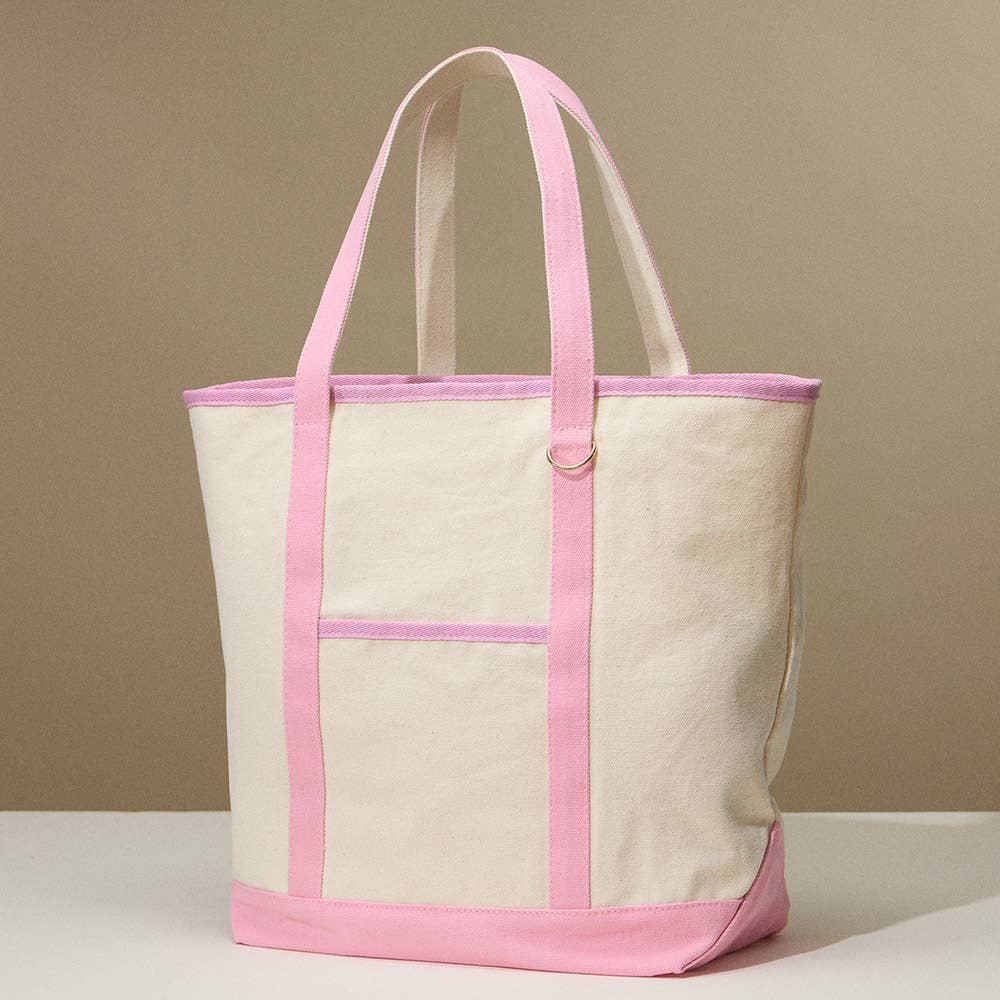 Large Classic Canvas Boat Tote