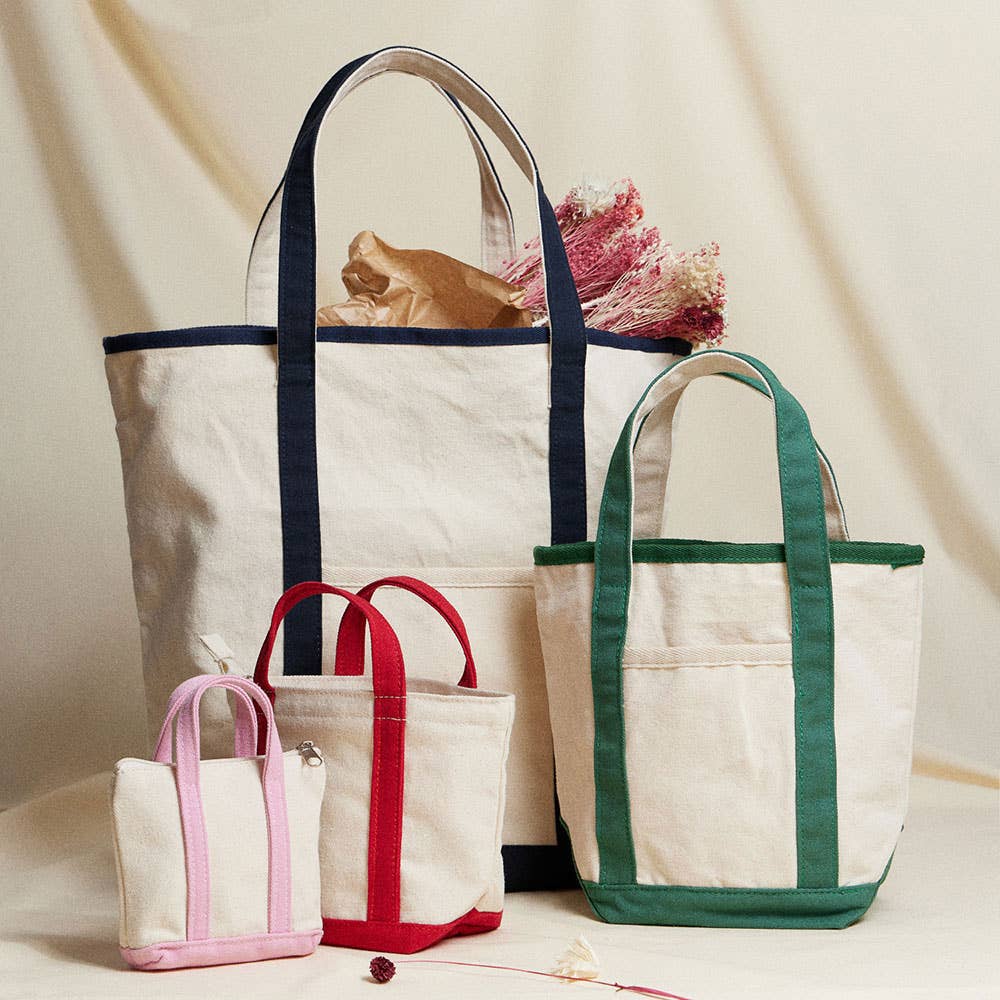 Large Classic Canvas Boat Tote