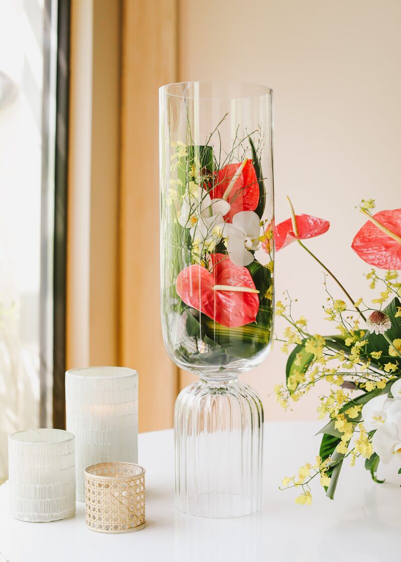 Oliver Cane Votive Candle Holder