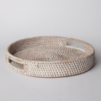 404 - Round Rattan Tray