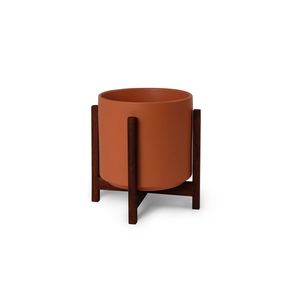 Solid Goods Ceramic Cylinder– With or Without Mahogany Stand