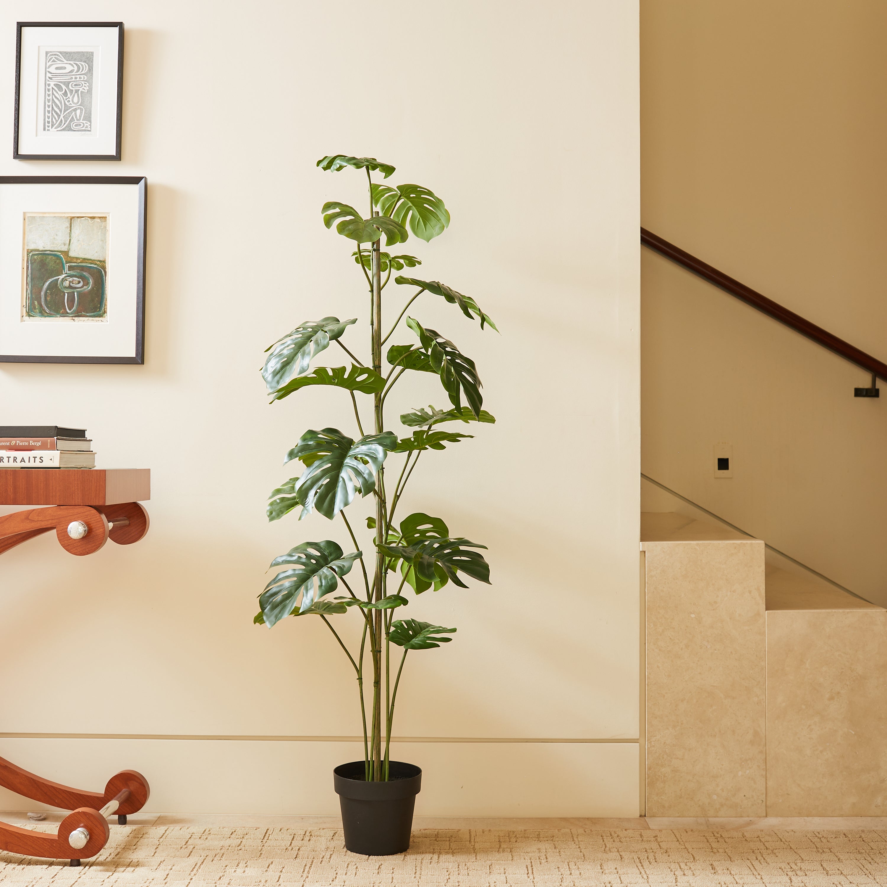 5' Artificial Monstera Tree