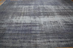 7.5x10.5 Vintage Distressed Overdyed Oushak Carpet