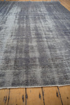 7.5x10.5 Vintage Distressed Overdyed Oushak Carpet