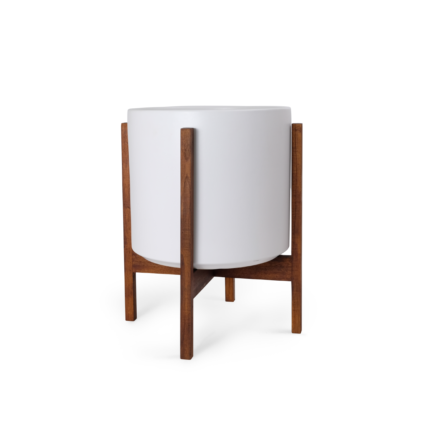 Solid Goods Ceramic Cylinder– With or Without Mahogany Stand