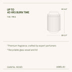 Amélie – Santal Rosé Candle