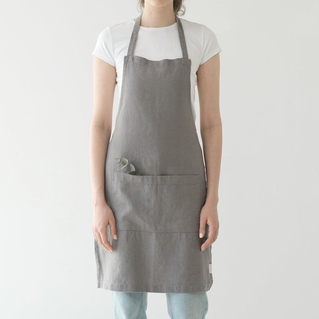 Linen Tales Ash Linen Daily Apron