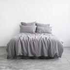 Linen Tales Ash Linen Duvet Cover Set