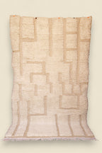 Ayla Berber Moroccan Rug – Handwoven Cream Wool Area Rug