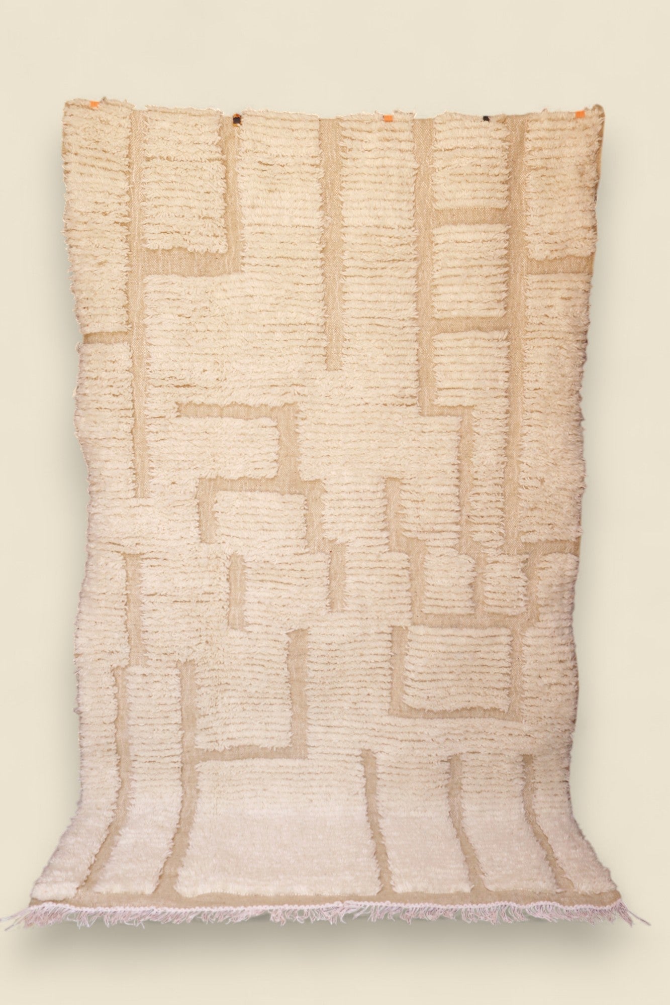 Ayla Berber Moroccan Rug – Handwoven Cream Wool Area Rug