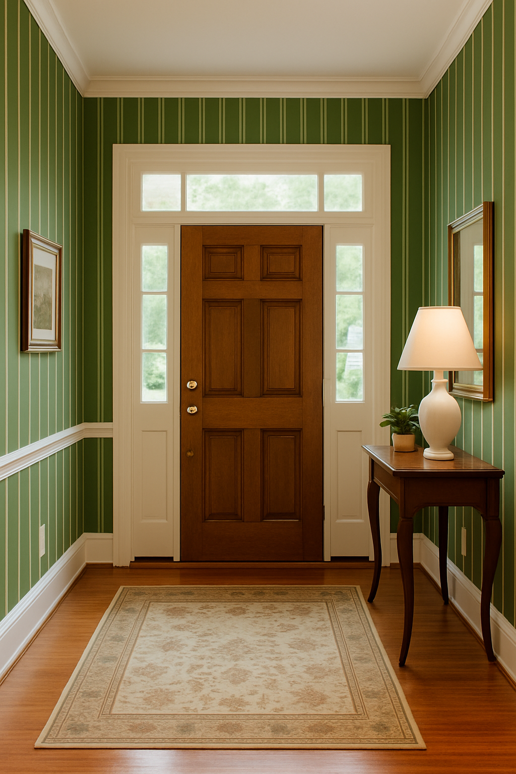 Clubhouse Stripe Wallpaper