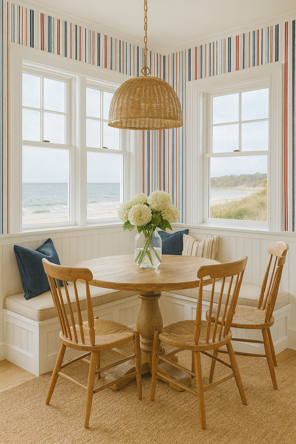 Nantucket Stripe Wallpaper