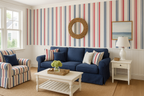 Nantucket Stripe Wallpaper