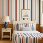 Nantucket Stripe Wallpaper