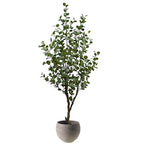 7' Artificial Eucalyptus Tree