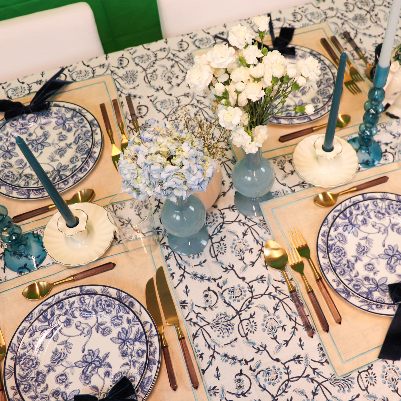Eleanor Royal Blue Tablecloth