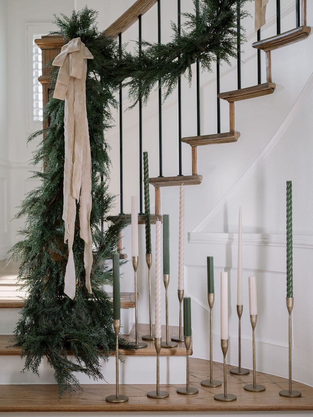 9' Faux Cedar Garland Evergreen