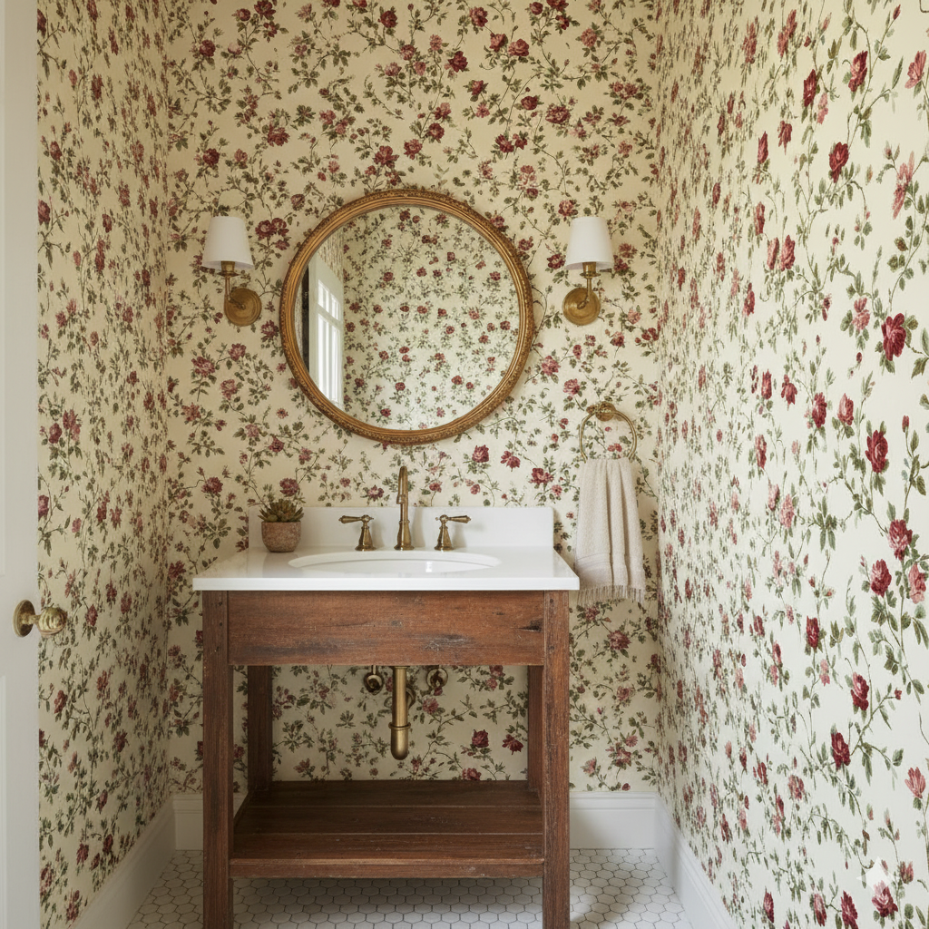 Rosecroft Vine Wallpaper