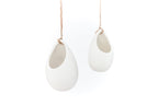 Large Ivory Ceramic Container - Choose Your Custom Tillandsia Air Plant