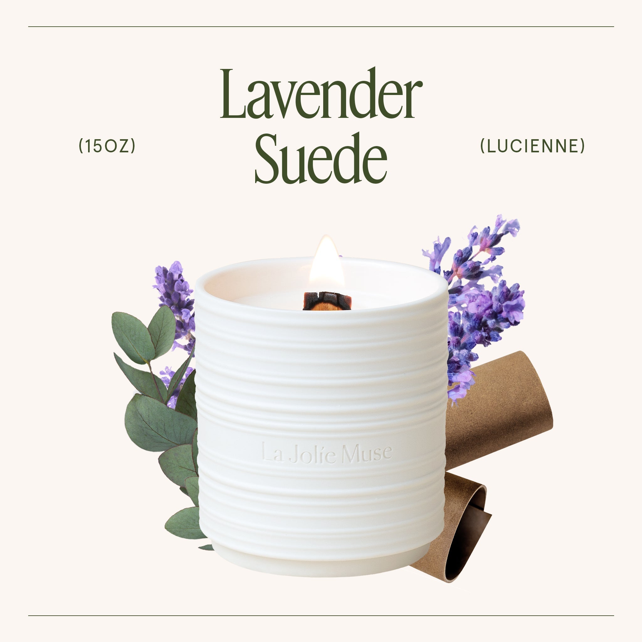 Lucienne - Lavender Suede Candle