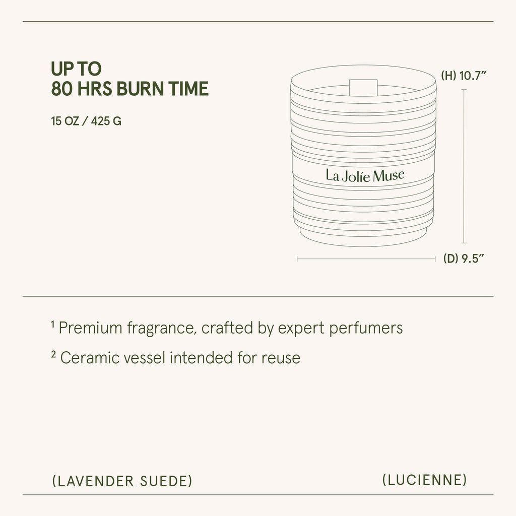 Lucienne - Lavender Suede Candle