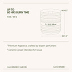 Lucienne - Lavender Suede Candle