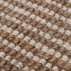 Ambel Tan&Brown Jute Rug