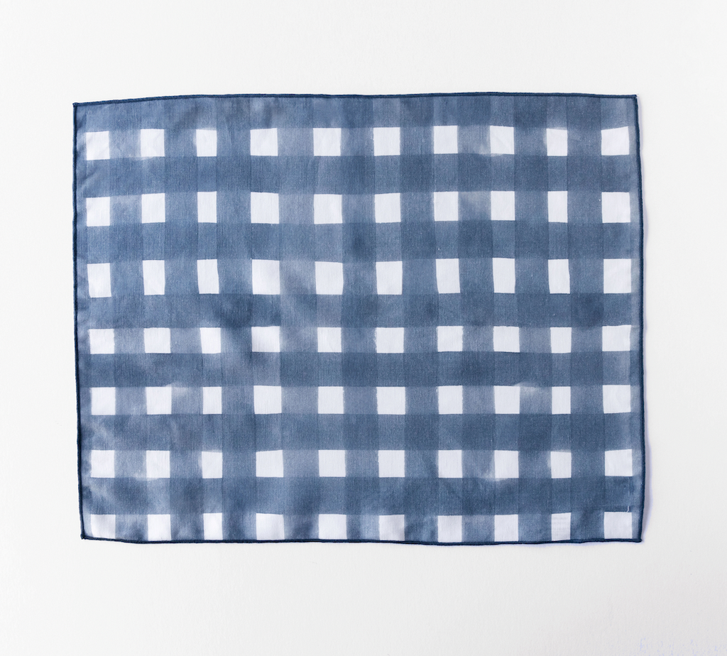 Blue Cross Hatch Placemat