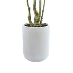 7' Artificial Willow Eucalyptus Tree with Artisan Planter