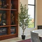 7' Artificial Eucalyptus Tree