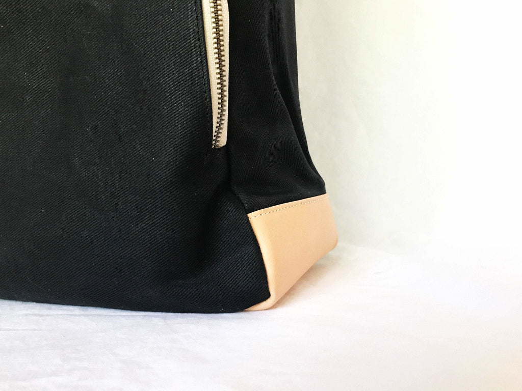 Black Wax Canvas Everyday Bag - The Classic