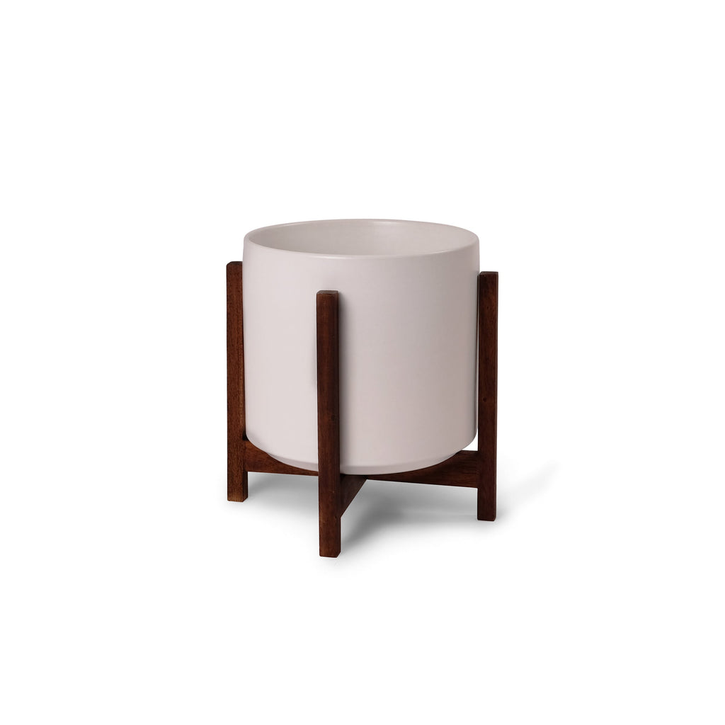 Solid Goods Ceramic Cylinder– With or Without Mahogany Stand