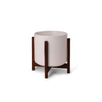 Solid Goods Ceramic Cylinder– With or Without Mahogany Stand