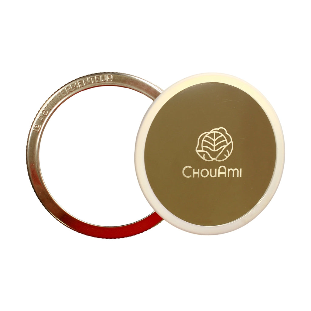 ChouAmi Stainless Steel Flat Panel & Ring Set