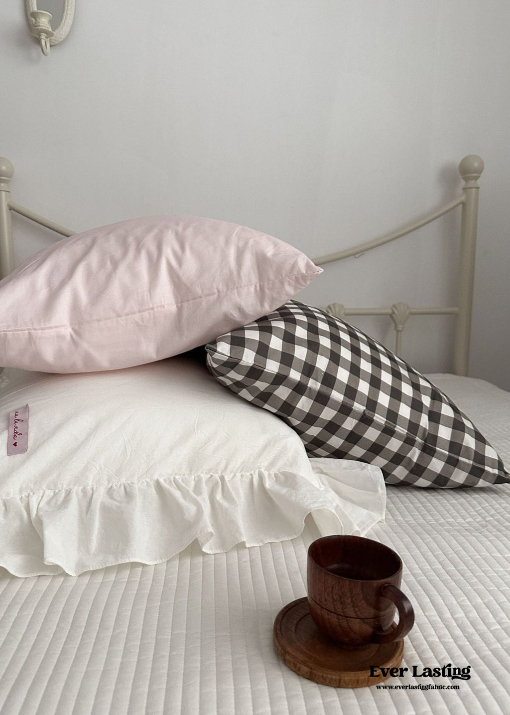 Ella Pure Cotton Pillowcases / Gingham