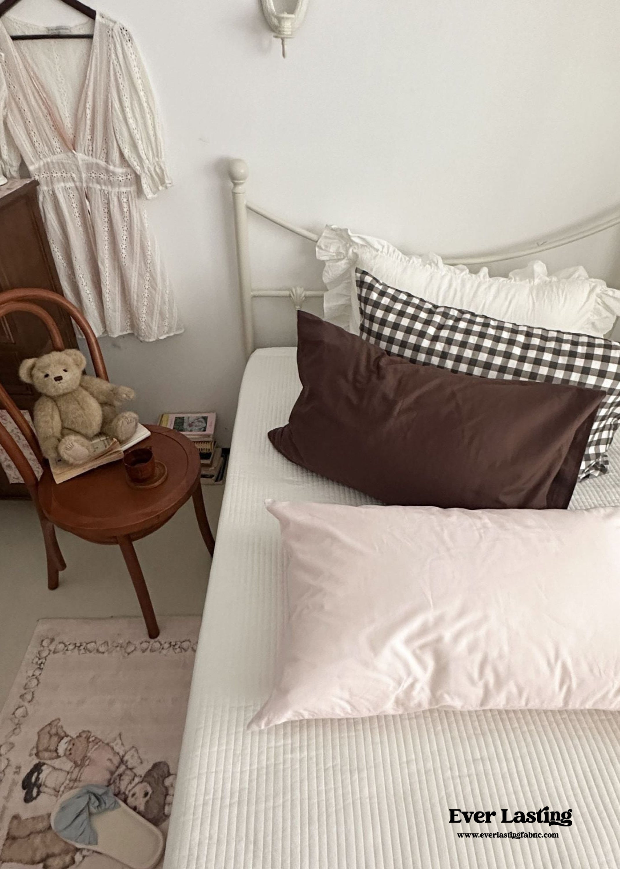 Ella Pure Cotton Pillowcases / Gingham