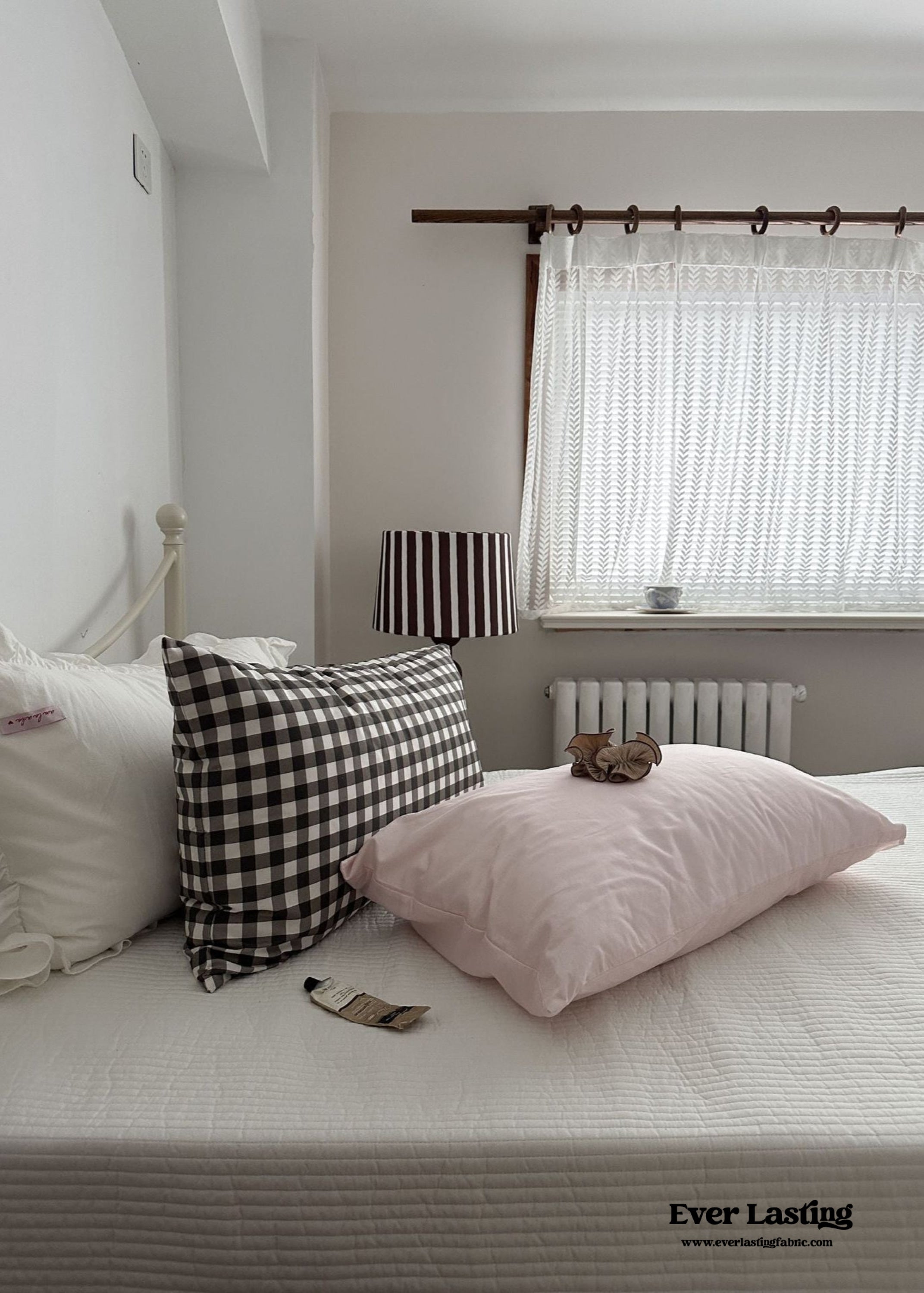 Ella Pure Cotton Pillowcases / Gingham