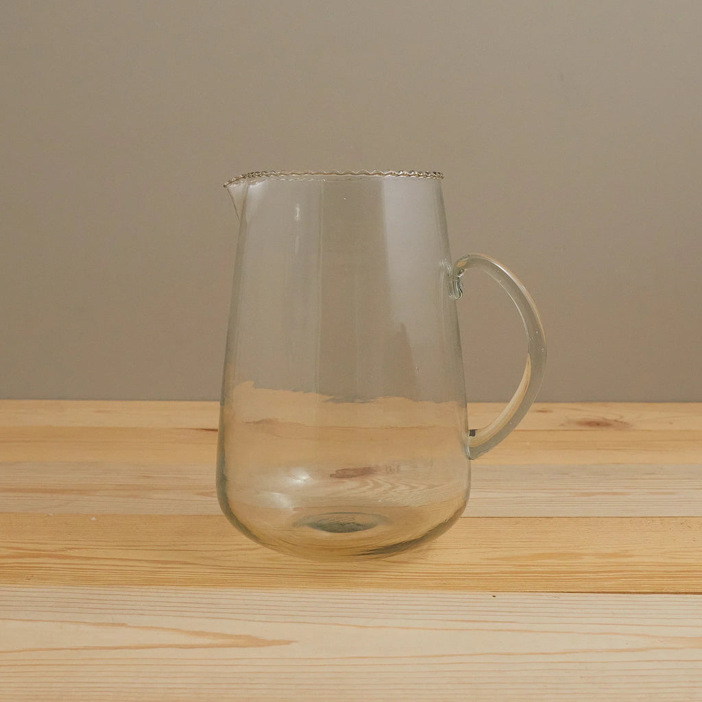 Ruffle Glass Pitcher
