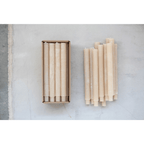 Unscented Tapered Candles, Set of 2 (3 Color Options)