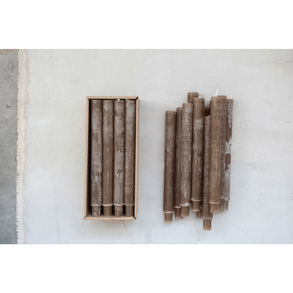 Unscented Tapered Candles, Set of 2 (3 Color Options)