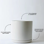 Solid Goods - Ceramic Cylinder with Saucer