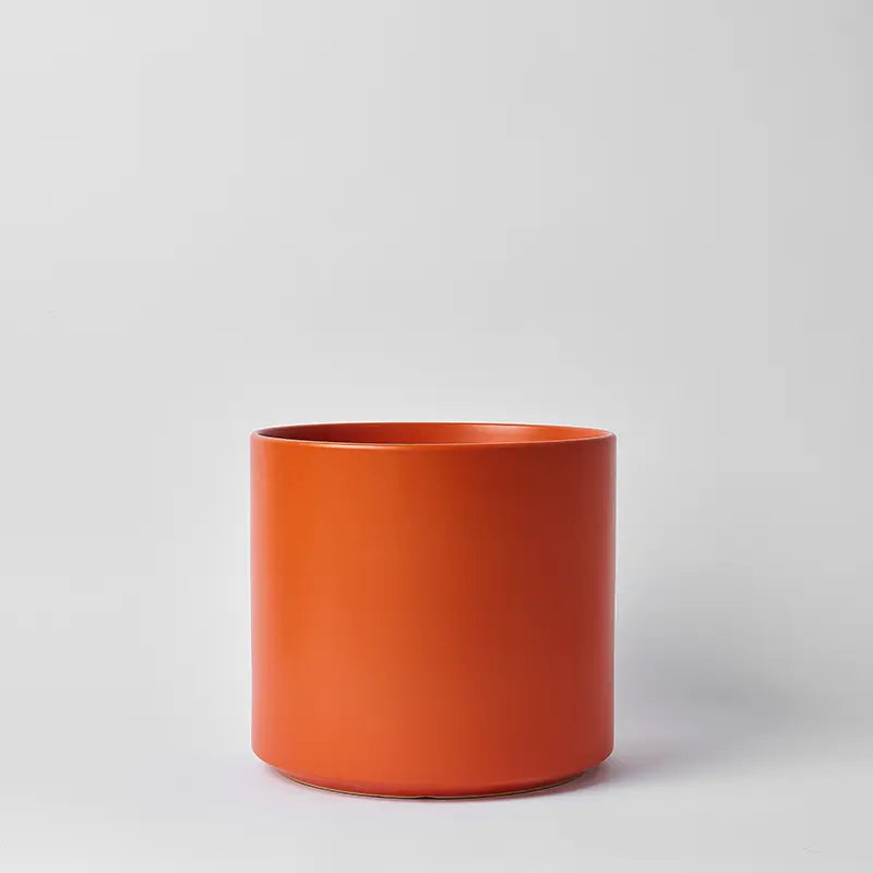 Solid Goods Ceramic Cylinder– With or Without Mahogany Stand
